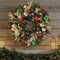 Christmas Lighted Wreath for Front Door 28 Inches Pre-Lit 35 LED Lights (Classic) 5"D x 28"W x 28"H